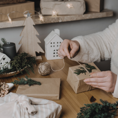 Kerstcadeaus inpakken op z'n groenst